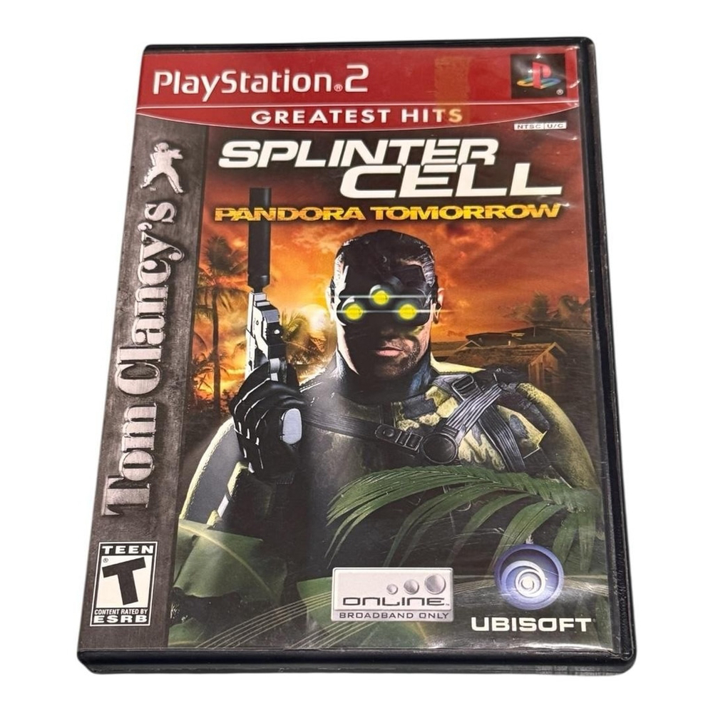 Tom Clancy's Splinter Cell Pandora Tomorrow PlayStation 2 Game Greatest Hits T